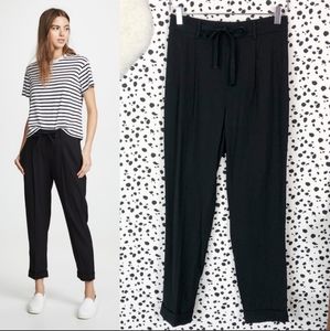 Vince. | Side Strap Black Jogger Trousers Pants S